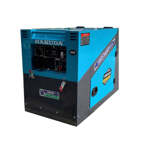 Máy phát điện chạy dầu 7KW HAKUDA HKD7000P1 PRO - Thiết kế hình chim cánh cụt khác biệt & thẩm mỹ