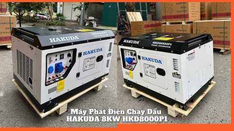 Máy phát điện chạy dầu HAKUDA HKD8000P1 8KW có gì mà ai cũng săn lùng?