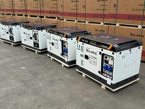 Máy phát điện chạy dầu chống ồn HI-EARNS - Công nghệ tiên tiến, thiết kế sang trọng