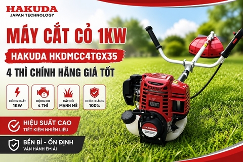 Máy Cắt Cỏ 1KW HAKUDA HKDMCC4TGX35 4 Thì Chính Hãng Giá Tốt