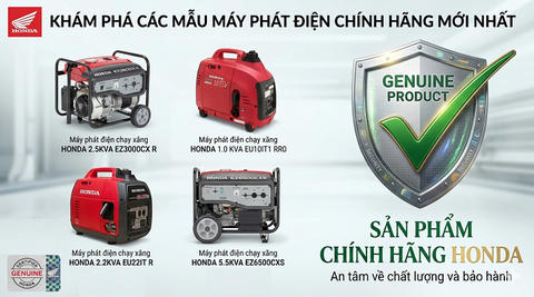 Máy phát điện Honda chạy dầu 2026 - không hề sản xuất