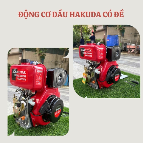 Động cơ dầu Hakuda - Công nghệ Nhật Bản, 