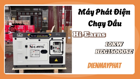 Máy phát điện chạy dầu 10KW Hi-Earns HEG15000SE - Ưu điểm