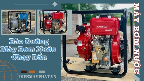 Bảo dưỡng máy bơm nước chạy dầu: A-Z cho người mới