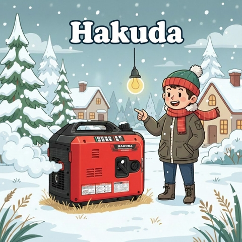 🥶 Đón mùa đông êm ái, ấm áp với máy phát điện Inverter HAKUDA 3KW HKD3000i