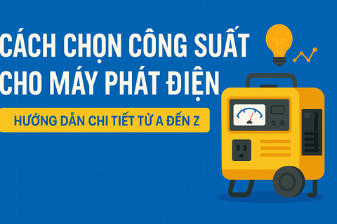 Cách chọn công suất cho máy phát điện – Hướng dẫn chi tiết từ A đến Z