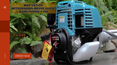 Hướng dẫn lắp đặt Máy cắt cỏ 4 thì Mitsukaisho 1000W MS35