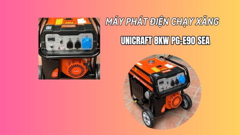 Tìm hiểu máy phát điện chạy xăng 8KVA UNICRAFT PG-E90 SEA
