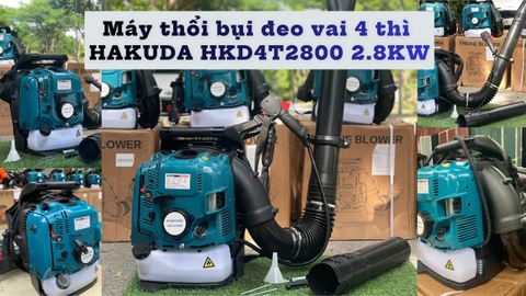 Máy thổi lá đeo vai 4 thì HAKUDA HKD4T2800 2.8KW