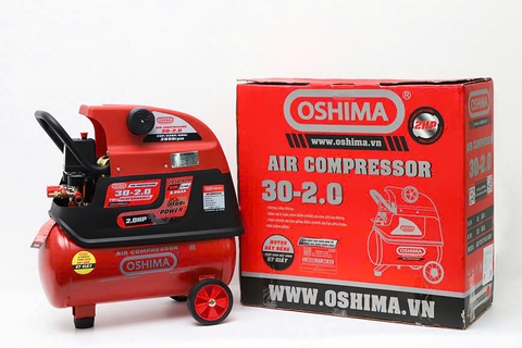 Máy Nén Khí Có Dầu Oshima 2HP 30L - Giải pháp nén khí hiệu quả cho nhiều ứng dụng