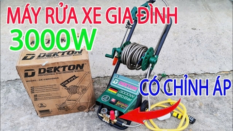 Máy rửa xe DEKTON 3000W DK-CWR3000A new chính hãng
