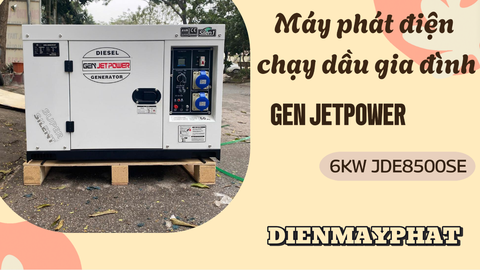 Máy phát điện chạy dầu gia đình GEN JETPOWER 6KW JDE8500SE