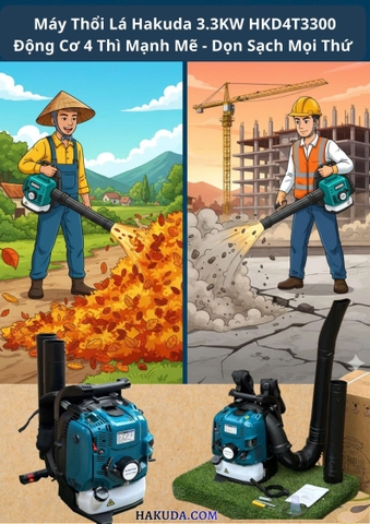 💨 Máy thổi bụi 4KW Hakuda HKD2T4000: 