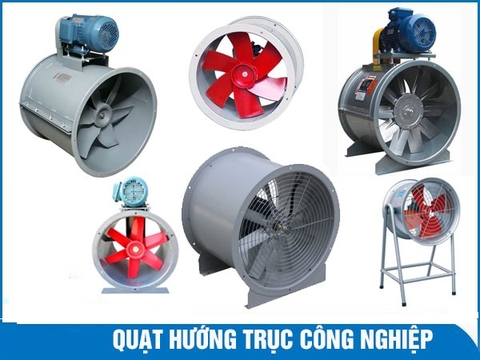 Các loại quạt hướng trục công nghiệp phổ biến hiện nay