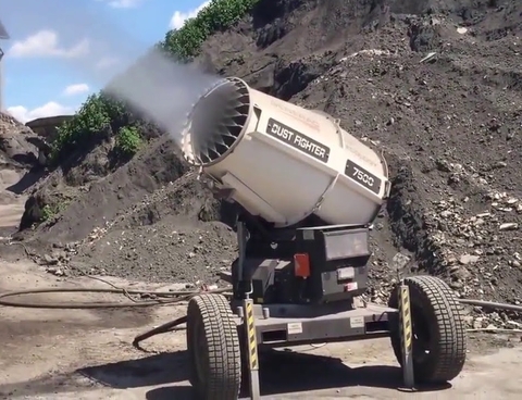 Lợi ích khi sử dụng máy phun sương dập bụi công nghiệp