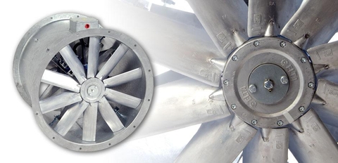 Vai trò của quạt hướng trục nối ống gió trong công nghiệp