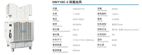 Máy làm mát công nghiệp HNY18C-3