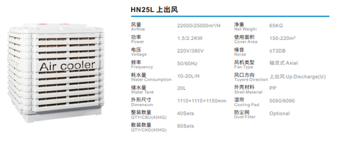 Máy làm mát công nghiệp HN25L