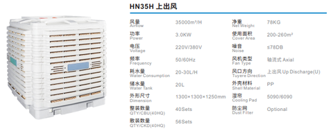 Máy làm mát công nghiệp HN35H