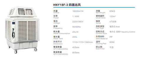 Máy làm mát công nghiệp HNY18F-3