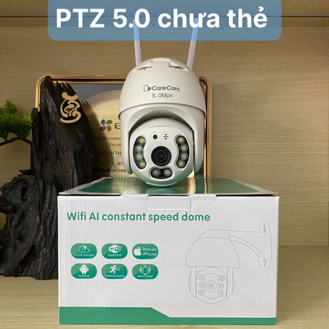 Camera CARECAM HK30 Xoay 360 Độ Full HD 5.0MP- Đàm Thoại 2 Chiều- Ban Đêm Có Màu- Báo Động Chống Trộm- Wifi Không Dây Ngoài Trời