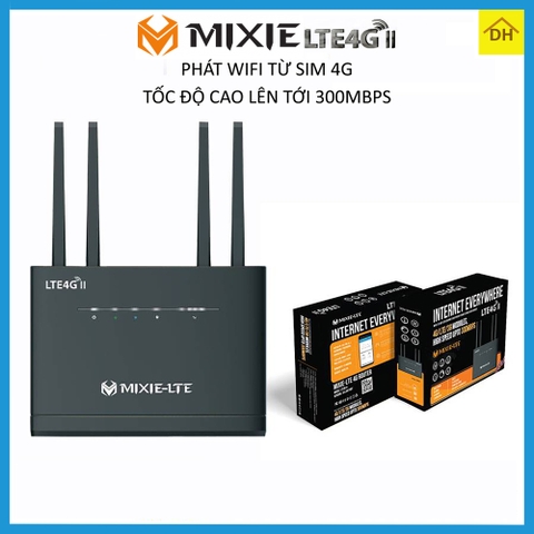 Bộ Phát Wifi 3G/4G Tốc Độ Cao MIXIE-LTE 4G II 4 Râu Hàng Chính Hãng Bảo Hành 12 Tháng - 4 ANTEN