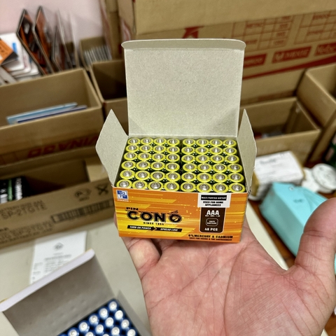 Hộp 48 Viên Pin Con Ó Loại AA/AAA Phù Hợp Với Các Thiết Bị Diện Tử Gia Đình, Đồ Chơi, Đồng Hồ, Micro Karaoke Chính Hãng