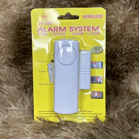 Chuông Cửa Báo Động Chống Trộm Kèm Pin - CHUÔNG ĐÃ KÈM PIN AAA