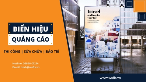 DỊCH VỤ SỬA CHỮA, BẢO TRÌ BIỂN BẢNG QUẢNG CÁO