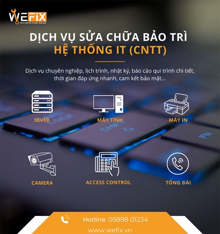 BẢNG GIÁ DỊCH VỤ SỬA CHỮA BẢO TRÌ IT (CNTT)
