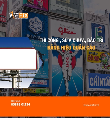 BẢNG GIÁ THI CÔNG, SỬA CHỮA BẢO TRÌ BẢNG QUẢNG CÁO