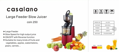 Máy Ép Trái Cây Chậm Casalano 250
