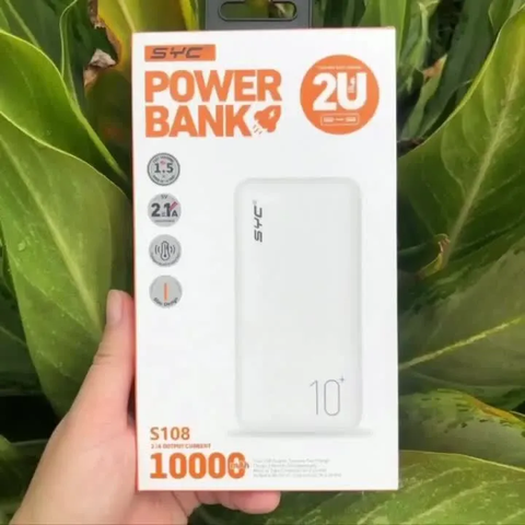 [SE88]Sạc Dự Phòng Syc S108 10000Mah 2.1A
