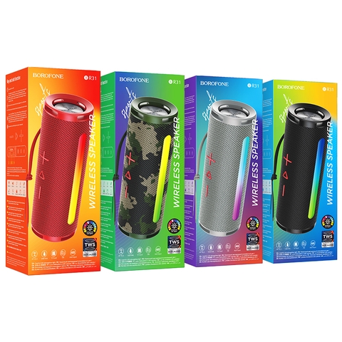 [SE258]Loa bluetooth V5.3 BOROFONE BR31 1500mAh 5W*2 FM TF USB AUX TWS