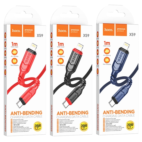 [SE33] CÁP HOCO X59 TYPE C RA LIGHNING (PD) DÀI 1M