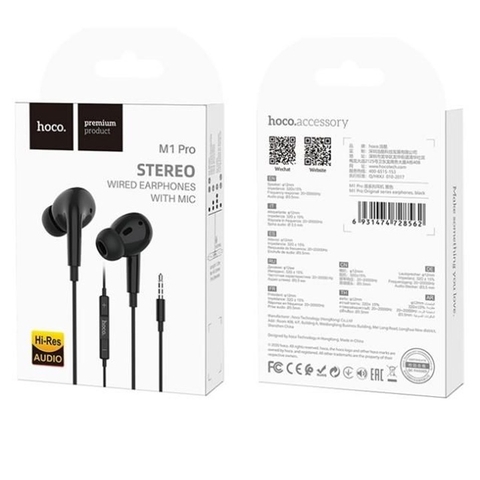 [SE42]Tai Nghe Hoco M1 Pro Cổng 3.5