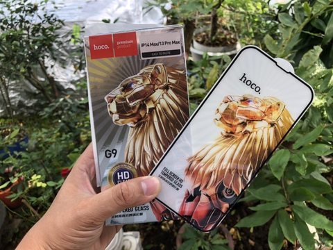 [SE8.3]Cường Lực Hoco G9 iphone 13 Promax / 14 max đen Full mà hình