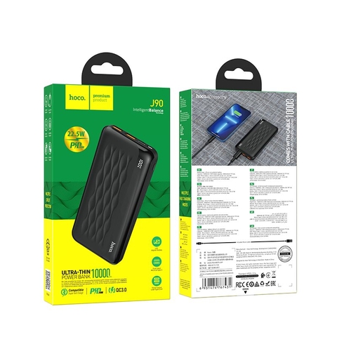 [SE205][QC30][10000mah]PIN DỰ PHÒNG HOCO J90-10000MAH PD+QC3.0 22.5W