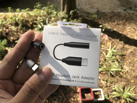 [SE17] Jack Chuyển Đổi Tai Nghe Type C sang 3.5 danh cho điện Thoại cổng Type C
