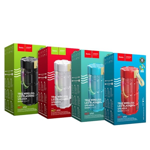 [SE205] Loa bluetooth siêu bền Hoco HC7 5.0 đèn led công suất 10W