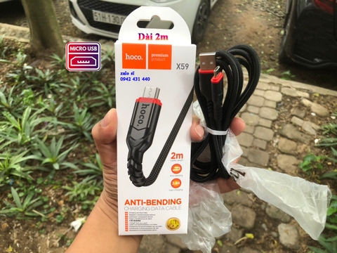 [SE20.5][2m]Cáp Sạc Hoco x59 micro Usb 2m