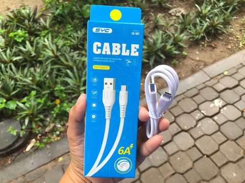 [SE6]Cáp Sạc SYC LS 10T báo sạc nhanh truyền dữ liệu
