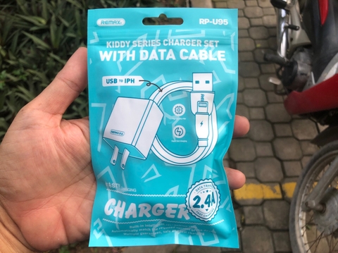 [SE30] Bộ sạc Cóc và Cáp (lighning) iphone remax u95