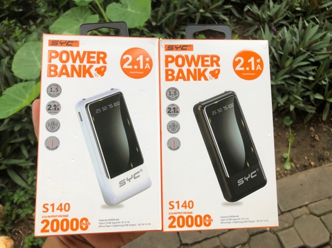 [SE185]Pin Sạc Dự Phòng SYC S140 20000 mah