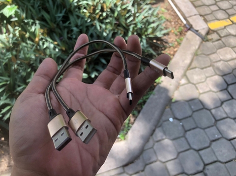 [SE9.5]Cáp sạc nhanh 30cm dây dù Type C