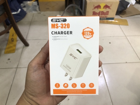 [SE26]Cóc Sạc SYC MS-320 Sạc Nhanh Quich Charge 4.0