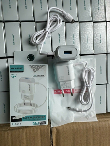 [SE21] Sạc liền dây kim cương KMG 823 2.1A