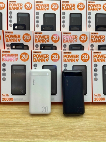[SE149] Sạc Dự Phòng SYC S236 20000 mah 2.1A (có Cổng In Type C)