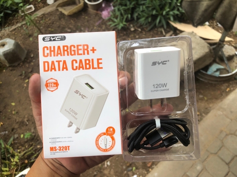 [SE36] Bộ sạc nhanh SYC 320T kèm Cáp Type C
