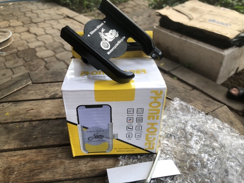 [SE39]Giá Đỡ Điện Thoại Xe Máy, Kẹp Điênh Thoại Dành Cho Xe Máy  H2 Bằng Hợp Kim Nhôm Chắc Chắn